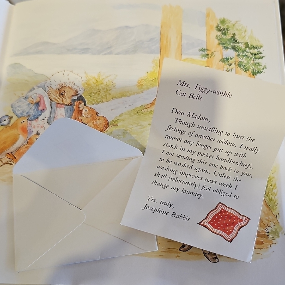Dear Peter Rabbit Book With Real Miniature Letters - Picture 3 of 6